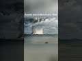 Atomic Test at Bikini Atoll, 1946 #history #wwii #usa #military #colorized #shortsfeed