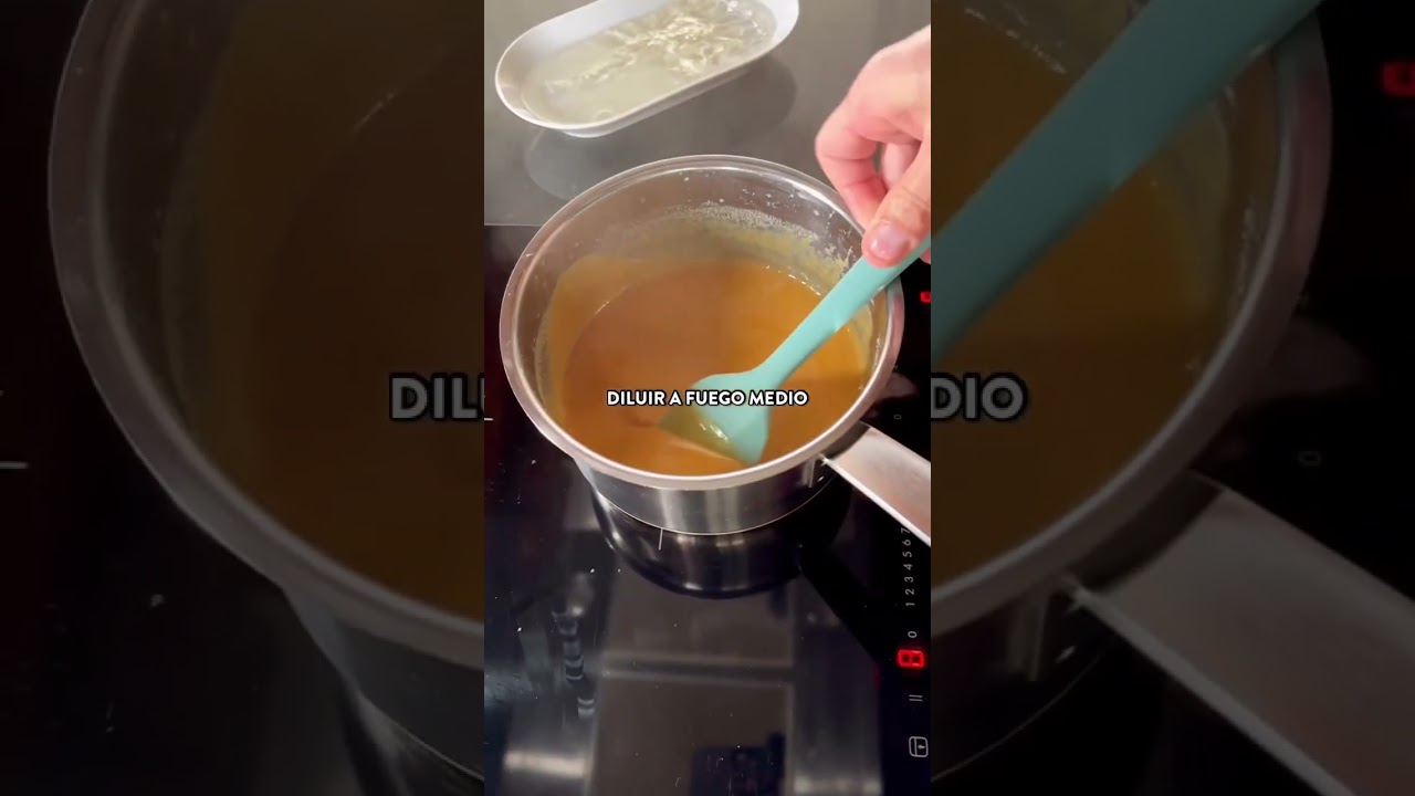 Delicioso Flan de turrón de yema tostada #shorts