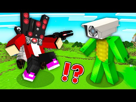 JJ Became SPEAKER MAN vs Mikey CAMERAMAN TITAN Battle in Minecraft !  (Maizen Mazien Mizen)