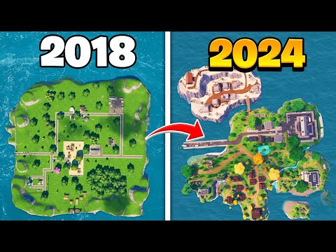 I recreated my FIRST BATTLE ROYALE map! 😲