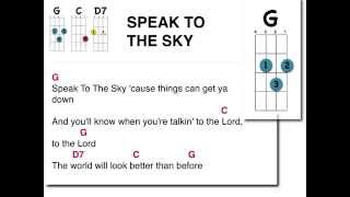 Speak To The Sky lyrics and Uke chords