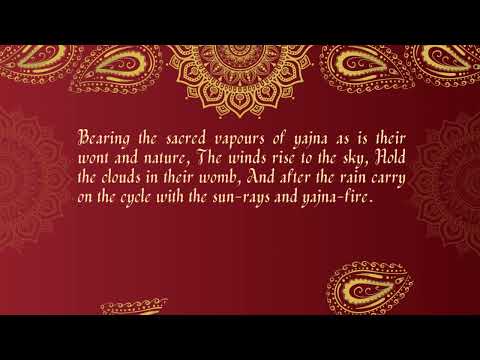 🔥 Rigveda Verse 1.6.4 | Winds of Yajna – Nature’s Sacred Cycle of Renewal
