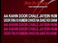 Aa Kahin Door Chale With Female Vocals Laawaris MP3 Format Karaoke