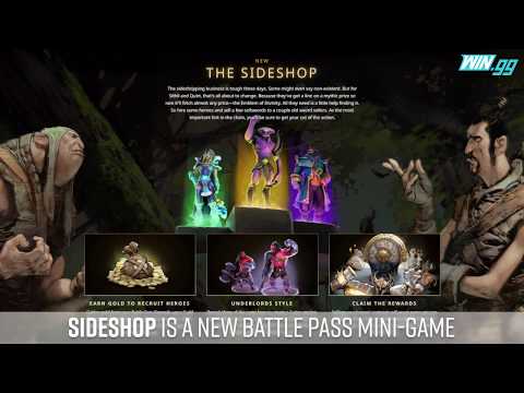 Quick guide to the TI10 Battle Pass sideshop