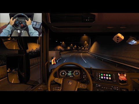 Job in Germany with Scania S520 V8 | Euro Truck Simulator 2 | Gameplay | Logitech G29