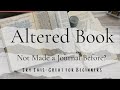 Altered Book Not Made A Journal Before Try This Great For Beginners