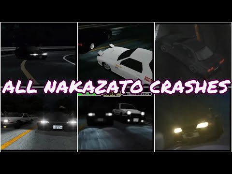 ALL NAKAZATO'S CRASHES IN INITIAL D (ALL)