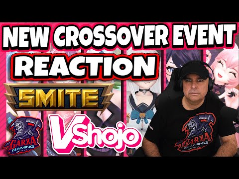 Darkgarza Reacts To The SMITE + Vshojo Crossover Event Trailer