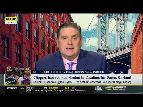 GET UP | Brian Windhorst Explains why Cavaliers’ trade for James Harden was a worthwhile risk