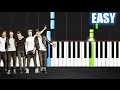 One Direction - What Makes You Beautiful - EASY Piano Tutorial by PlutaX - Synthesia