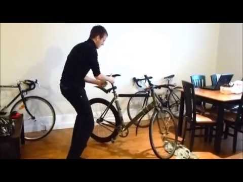 comment installer son velo sur un home trainer