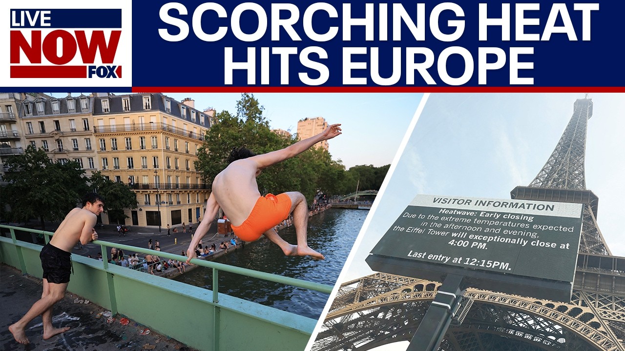 Scorching temperatures hit Europe as record-breaking heatwave continues