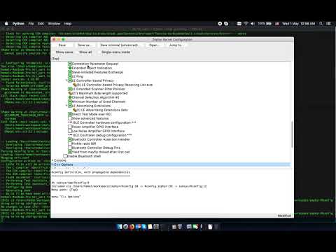 Zephyr RTOS ninja guiconfig