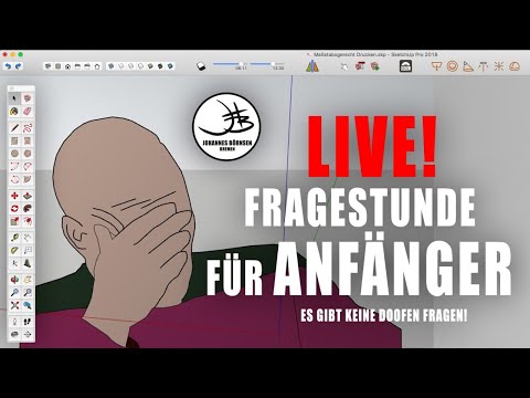 LIVE: Sketchup-Grundkurs und Fragestunde für Anfänger