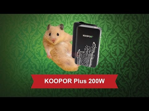 SMOK KOOPOR Plus 200W TC/VW - боксмод - видео 1