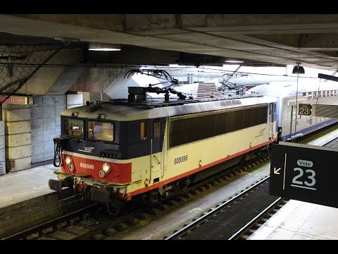 BB8500, TGV A et autres en gare de Paris Montparnasse