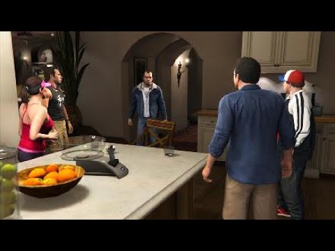 GTA V PS5 Trevor and Michael Reunion