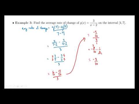 Section 1.3 Rates of Change