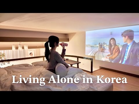 Living Alone in Korea | cozy homebody life obsessed with Kdramas 📺 simple meals & relaxing vlog