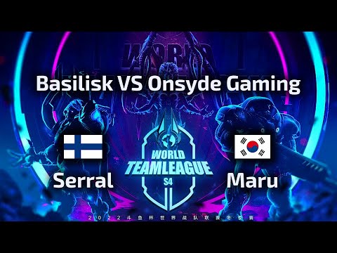 HIT! Serral VS Maru ZvT Team Basilisk VS Team Onsyde Gaming World Team League 2023 Winter