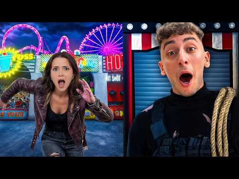 HIDE AND SEEK AT THE GIANT AMUSEMENT PARK!!!! (With YouTubers)