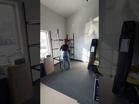 Marketing Girls Take On Building A Storage Shelf