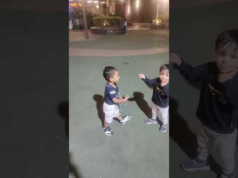 Vihaan Sharma  playing with friends 