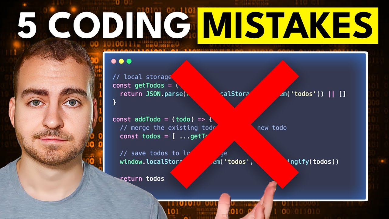 5 Nooby Coding Mistakes You NEED To Avoid