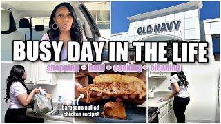 BUSY DAY IN THE LIFE OF A SINGLE MOM | SHOPPING + HAUL + COOKING + CLEANING | Single Mom of 1