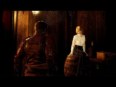 Resident Evil 4 Remake - Ashley REALLY Likes the Shooting Range // Ashley + Leon Flirting