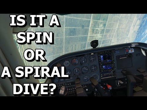 Spin or Spiral Dive? | Theory Quickie | Microsoft Flight Sim | Real Airline Pilot/Instructor