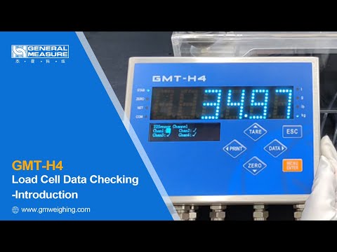 Load Cell Data Checking of Weighing Indicator GMT-H4