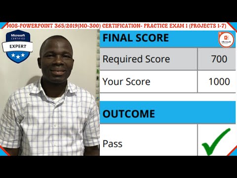 MOS PowerPoint 365/2019 Practice Exam 1 | Get Ready for MO-300 & MO-310 Certification!