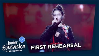 Tamar Edilashvili - Your Voice - First Rehearsal - Georgia- Junior Eurovision 2018 🇬🇪