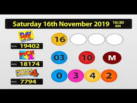NLCB Online Draws   Saturday 16th November 2019