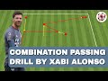 Combination passing drill by Xabi Alonso!