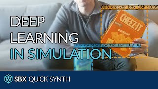 Deep learning model trained in simulation - SBX Robotics