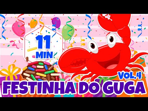 Festinha do Guga Vol. 4 - Giramille 11 min | Desenho Animado Musical