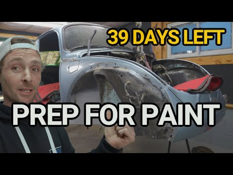 1974 VW Beetle Restoration: Prepping New Floor Pans for Sandblasting & Painting