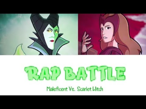 Maleficent Vs. Scarlet Witch - Rap battle|Color coding Lyrics| Freshy Kanal