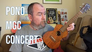 Got A Ukulele Reviews - Pono MGC Solid Mango Concert - 4K