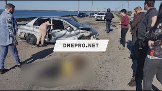 В субботу, 2 октября, на плотине ГЭС в Каменском произошло  ДТП с пострадавшими