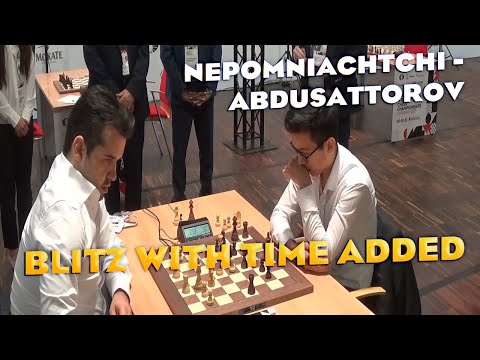Bailing out | Nepomniachtchi - Abdusattorov | World Rapid