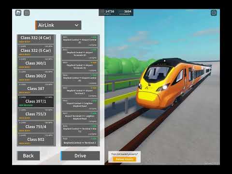 Driving the 397/1 on express and airlink timelapse