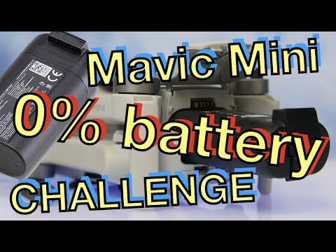 Mavic Mini 0% battery TEST challenge