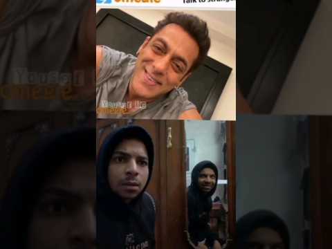 Salman Khan🤯! #prank #omegle