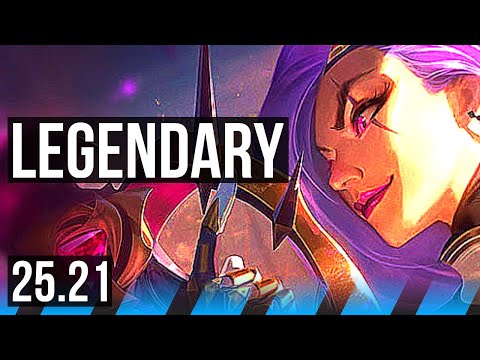 KATARINA vs IRELIA (MID) | 17/0/0, Legendary, 500+ games | KR Diamond | 25.21