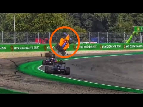 F3 Monza Horror Crash In Slow-Motion And Normal Motion