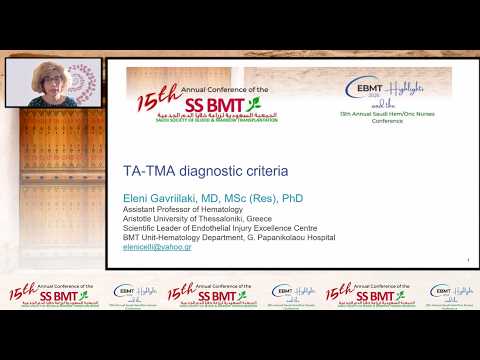 TA-TMA Diagnostic Criteria | Dr. Eleni Gavriilaki | SSBMT 2026