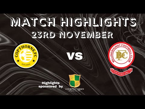 Match Highlights| SCFL | 23.11.2024 | Copthorne FC vs Billingshurst FC |